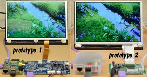 Prototype HDMIPi LCD monitor kit