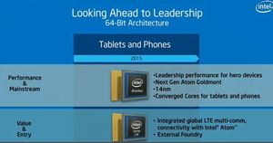 Intel's new Atom chip code-named Broxton, slide-shot