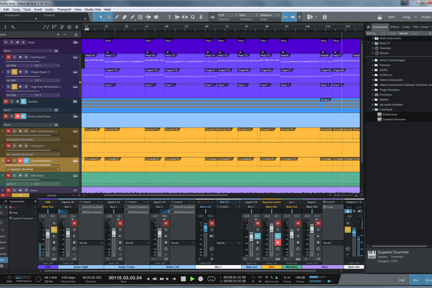 Как восстановить проект в studio one